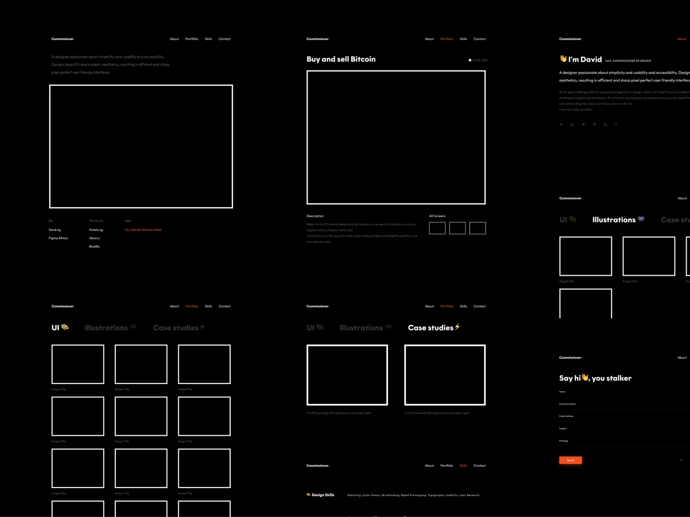 Recent Dribbble exploration 9